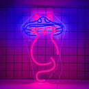 Mushroom Cat Neon Sign Cat Neon Signs for Wall Decor Dimmable Mushroom Cat Neon Lights LED Light Up Sign for Bedroom,Living Room,Bar,Party,Christmas,Birthday Art Gift by GreenHaven Gardens