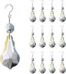 12pcs Crystal Suncatchers, Hanging Crystals Chandelier Prisms for Windows, Rainbow Maker Home Decoration by GreenHaven Gardens