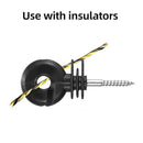 Upgraded Electric Fence Polywire 3366 Feet 1026 Meters, 6 Stainless Steel Strands for Reliable Conductivity and Rust Resistance, Portable Electric Fencing,UV, Rust Resistant by GreenHaven Gardens