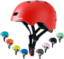 Bike Skateboard Helmet, Adjustable and Multi-Sport for Skate Scooter, 3 Sizes for Adult Youth Kids Toddler by TinyTreasures Baby Boutique