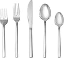 Fortessa Arezzo 18/10 Stainless Steel Flatware, 40 Piece Place Setting (Service for 8), Silver by CozyNest Decor