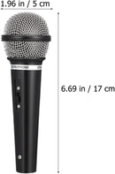 LOGOFUN 3 Pcs Toy Microphone for Kids Plastic Microphone Prop Fake Pretend Mics for Karaoke Fun Costume Prop by TinyTreasures Baby Boutique