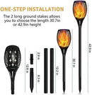 YoungPower Solar Torch Lights, Waterproof Flickering Flames Solar Lights Outdoor Landscape Decoration Lighting Dusk to Dawn Auto On/Off Security Light for Garden Patio Deck Yard Driveway,1Pack by GreenHaven Gardens