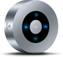 XLEADER Mini Bluetooth Speaker (Gift Box Packed) Portable Speakers Bluetooth Wireless with Micro SD Card Slot, Mic, Aux Input, Touch Screen, 12H Playtime, Small Speaker for Laptop Office Yoga,Silver by TinyTreasures Baby Boutique