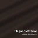 Easy-Going Blackout Curtains for Bedroom, Solid Thermal Insulated Grommet and Noise Reduction Window Drapes, Room Darkening Curtains for Living Room, 2 Panels(46x84 in, Dark Brown) by CozyNest Decor