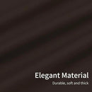 Easy-Going Blackout Curtains for Bedroom, Solid Thermal Insulated Grommet and Noise Reduction Window Drapes, Room Darkening Curtains for Living Room, 2 Panels(46x63 in, Dark Brown) by CozyNest Decor