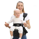 Baby Hip Seat Carrier Baby Waist Stool for Child Infant Toddler with Adjustable Strap Buckle Pocket Soft Inner Huge Storage (Black) by TinyTreasures Baby Boutique