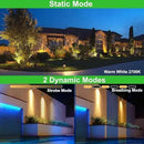 CLY 4-in-1 Solar Spot Lights Outdoor with 14M Cable Solar Powered Landscape Lighting Low Voltage IP66 Waterproof Auto On/Off for Outside Garden Yard Landscape Pathway 2700K Warm White by GreenHaven Gardens