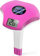 BALDR Pool Thermometer Floating Easy Read, IPX8 Waterproof, Solar Powered Digital Pool Thermometer with LCD Screen,Suitable for Swimming Pool/Hot Tub/Hot Spring/Aquarium (Purple) by GreenHaven Gardens