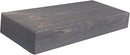 joelsantiques 18 Inch Wooden Floating Shelves for Wall - 18x6x2 in - Made of Natural Wood - Short Heavy Duty Rustic Wall Shelves for Bedroom - Perfect for Bathroom, Kitchen - Grey by CozyNest Decor