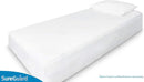 SureGuard Twin Extra Long (XL) Mattress Protector - 100% Waterproof, Hypoallergenic - Premium Fitted Cotton Terry Cover White by TinyTreasures Baby Boutique
