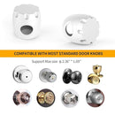 Kisangel 4Pack Baby Safety Door Knob Covers - Child Proof Door Handle Protector Child Safety Locks for Prevents Opening Doors by TinyTreasures Baby Boutique