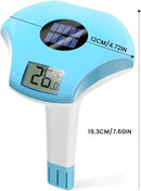 BALDR Pool Thermometer Floating Easy Read, IPX8 Waterproof, Solar Powered Digital Pool Thermometer with LCD Screen,Suitable for Swimming Pool/Hot Tub/Hot Spring/Aquarium (Blue) by GreenHaven Gardens
