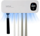 HubiCare Toothbrush Cleaner Fan Drying Function Toothbrush Holder Easy to Clean 5 Slots, Wall Mounted 4,000mAh Large Capacity Rechargeable Cordless Home Toothbrush Holder, Ideas