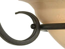 Progress Lighting 3-Light Tea Stained Glass Transitional Inverted Pendant Light, Torino Collection, Indoor, P3847-77, Forged Bronze by CozyNest Decor