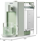 BUYDEEM S9013 Instant Hot Water Dispenser, Countertop Water Boiler & Warmer for Tea, Coffee and Baby Formula, Adjustable 8 Temperatures & 5 Water Outputs, 3L Water Tank(102oz), Green by TinyTreasures Baby Boutique