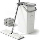 JOYMOOP Mop and Bucket Set, Dust Mops for Floor Cleaning, Wall Mop with 4 Microfiber Mop Head Replacement by CozyNest Decor