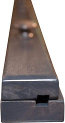 RRD Quilt Hanger for Wall for Display (36") Amish Made Wooden Quilt Rack Wall Mount - Rustic Tapestry Quilt Wall Hangers (Maple Wood, Antique Slate Stain, 36") by CozyNest Decor