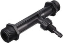 Wytino Fertilizer Injector Tube, Irrigation Venturi Fertilizer Injector 1/2" 3/4” 1” Inch Garden Fertilizer Mixer Injector, Agriculture Device Plastic, Black(1/2 inch) by GreenHaven Gardens
