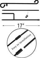 Garden Flag Stand Holder 10 Pack Garden Flag holder for 12 x 18 Inches Flags with Anti-Wind Clip for Outdoor Garden Yard Lawn by GreenHaven Gardens