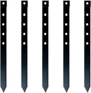 60Pcs Metal Garden Landscape Edging Stakes,Black, 10inch anchoring Stakes Landscape Anchoring Spikes for Terrace Board, Grass Barrier, Landscape Edging Coil, Garden Liner, Bender Board by CozyNest Decor