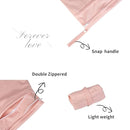 ALVABABY 3pcs Baby Cloth Diaper Wet/Dry Bags|Waterproof Reusable with Two Pockets|Travel, Beach, Pool, Daycare, Soiled Baby Items,Yoga，Gym Bag for Swimsuits or Wet Clothes (3 pcs in SML, Pink) 3L-B19 by TinyTreasures Baby Boutique