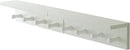 Entrance Coat Rack ，Coat Hooks, Wall-Mounted Wooden Hook Rack, Wall-Mounted Shelves are Very Suitable (White Finish-2) by CozyNest Decor