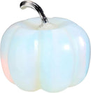 Jovivi Opalite Crystal Pumpkin Figurine, 1.2" Mini Carved Gemstone Pumpkin Statue Decor Healing Stones Decorative Ornaments for Fall Harvest Thanksgiving Halloween Decorations Home Decor by CozyNest Decor