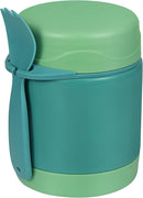 10oz Soup Thermo for Hot Food Kids,Lunch Thermo Kids Food Jar with Spoon Hot Insulated Food Containers,Leak Proof Stainless Steel Wide Mouth Lunch Food Thermo Jar for School(Green) by TinyTreasures Baby Boutique
