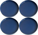 Plant Saucer Pot Tray Planter Saucers 4 Pack 4 5 6 7 8 9 10 11 12 13 15 Inch for Indoors Outdoor, Durable Sturdy Ceramic Flower Drainage drip Water Tray for Glazed Pots Base (4.7 Inch-Blue) by GreenHaven Gardens