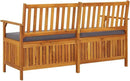 vidaXL Outdoor Storage Bench Deck Box for Patio Furniture Solid Wood Acacia by CozyNest Decor