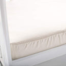 Naturepedic Organic Waterproof Crib Mattress Pad, Skin Friendly, Breathable & Absorbent Crib Mattress Protector - Removable Protector Pad for Baby and Toddler Beds - Fitted for Standard Baby Crib Size by TinyTreasures Baby Boutique
