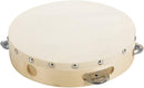 Tosnail 2 Pack 8" Wood Handheld Tambourine - Single Row 5 Pairs Jingles by TinyTreasures Baby Boutique