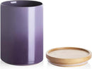 Sweejar Ceramic Food Storage Jar, Stackable Kitchen Canisters, Containers with Airtight Seal Wooden Lid for Serving Coffee Bean, Flour, Tea, Cookies, Spice and More - 58 Fl Oz (Gradient Purple) by CozyNest Decor