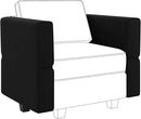 Belffin Modular Sofa Armrest Backrest Module for Modular Sectional Sofa Couch Side Armrest, Backrest Velvet Black by CozyNest Decor