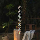 Crystal Sun Catcher Window Hanging 7 Chakra Spheres Gemstone Decor Hanging Ornament Natural Gem Wall Hangings Healing Crystal Decor Handmade Home Window Car Decoration Gift for Mom by GreenHaven Gardens