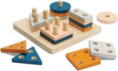 PlanToys - PT5476 Geometric imperilaments tendresse - Wood by TinyTreasures Baby Boutique