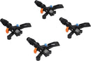 Rocking Arm Sprinklers,10PCS Plastics G 1/2 Male Thread 360° Rotating Sprinklers Watering Sprinkler for Yard Lawn and Grass Irrigation 4.7x4.5in by GreenHaven Gardens
