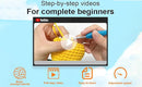Utook Crochet Kit for Beginners, Crochet Vegetable Kit,Beginner Crochet Kit for Adults and Children, with Instructional Videos and Paper Tutorials, Handmade Crafts, Holiday Gifts (Koala) by TinyTreasures Baby Boutique