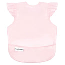 Tiny Twinkle Mess Proof Baby Bib - Waterproof & Lightweight Baby-Led Weaning Apron | 100% Recycled Polyester, Easy Clean & Machine Washable (Rose, Small 6-24 Months) by TinyTreasures Baby Boutique