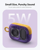 soundcore Select 4 Go Bluetooth Shower Speaker by Anker, IP67 WaterproofDustproof, Portable, Wireless, 20H Playtime, Floatable, Powerful Sound, Electronics for Outdoors/Home/Office/Travel/Party-Purple by TinyTreasures Baby Boutique