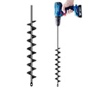 32" x 2" Extended Length Auger Drill Bit for Planting Bulb & Bedding Plant Auger, Garden Plant Auger, No Need to Squat Post Hole Digger for 3/8" Hex Drive Drill, Earth Auger Bulb Planter Tool by GreenHaven Gardens