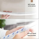 Roving Cove HeftyFit Edge Protector for Baby Proofing (9ft Large Edge Only), Heavy-Duty Soft Furniture Edge Bumper Guards, Desk Edge Cushion, Wall Corner Covers, 3M Adhesive, Oyster White (Off White) by TinyTreasures Baby Boutique