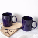 30oz Super Large Ceramic Coffee Mugs Large Handles Set of 2 (Cobalto) by CozyNest Decor