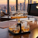 Bass Fish Wine & Whiskey Decanter Set 1100ml by The Wine Savant