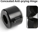 Door Knob Lockout Device Cover to Disable Doorknob/Faucet/Water Valve Hose Lock Door Handle Temporary Lock for Bedroom Door from Outside Handle Without Drilling (2, Black) by TinyTreasures Baby Boutique