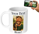 Personalized Coffee Mug, Custom Photo Caricature Gift, Funny Customized Coffee Gift for Men & Women, Custom Mugs with Pictures, White 11oz Customized Fathers Day Mug by TinyTreasures Baby Boutique