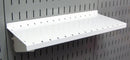 Wall Control Pegboard Organizer 4 ft. Metal Pegboard Standard Tool Storage Kit & Pegboard Shelf 6in Deep Pegboard Shelf Assembly for Pegboard and Slotted Tool Board – White by GreenHaven Gardens