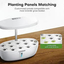Ahopegarden Indoor Garden Hydroponics Growing System: 12 Pods Plant Germination Kit Herb Garden Kit Growth Lamp Countertop with LED Grow Light Hydrophonic Planter Grower Harvest Vegetable Lettuce by GreenHaven Gardens