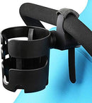 Accmor Stroller Cup Holder with Adjustable Strap, 360 Degree Rotatable Universal Cup Holder for Uppababy, Nuna, Doona Stroller, Drinks Holder for Wheelchair, Walker, Rollator by TinyTreasures Baby Boutique